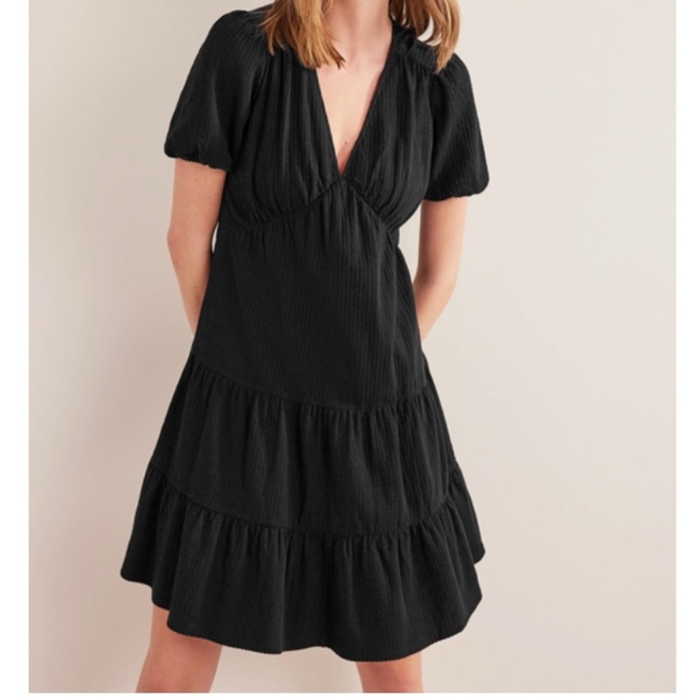 Boden Jersey Seersucker Dress
